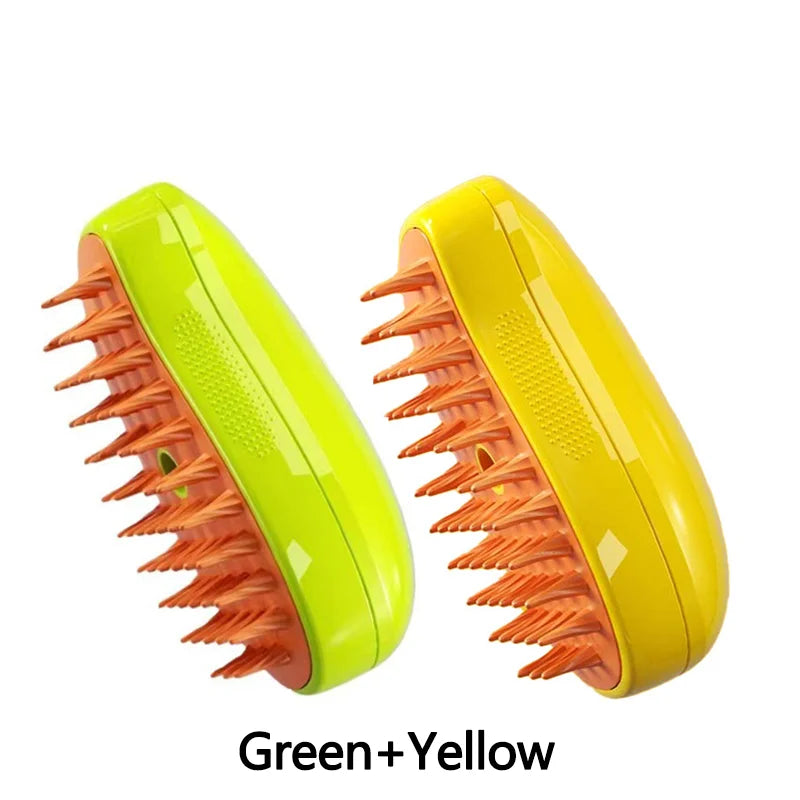 3-in-1 Electric Steamy Pet Grooming Brush