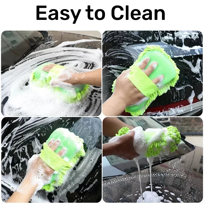 Microfiber Car Wash Sponge – Scratch-Free Cleaning