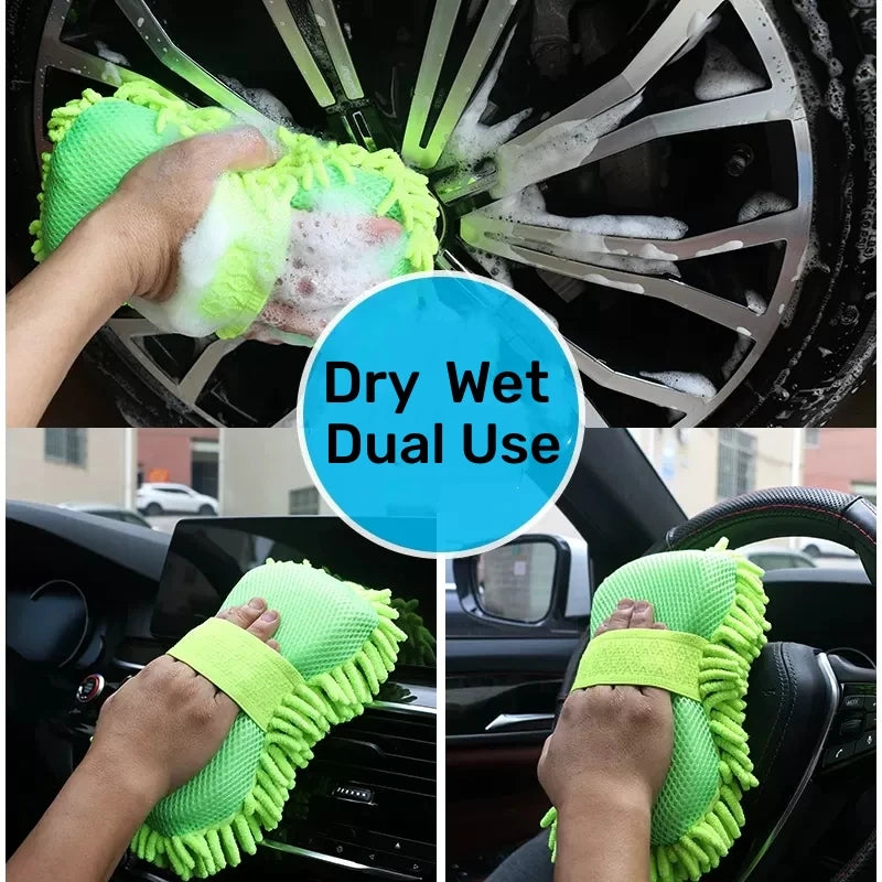 Microfiber Car Wash Sponge – Scratch-Free Cleaning
