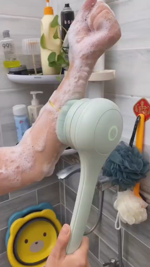 Electric Silicone Bath & Body Brush – 2-Speed Rotating